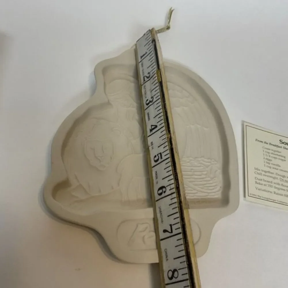 NEW Vintage 1993 Longaberger Pottery Angel Series Cookie Mold Peace 5